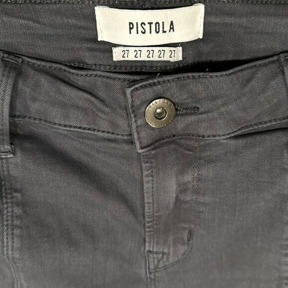 PISTOLA HANNAH SKINNY CROPPED CARGO PANTS GRAY SIZE 27 - Picture 5 of 7